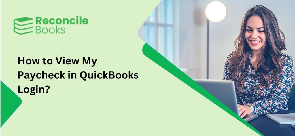 View My Paycheck in Quickbooks Login