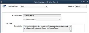 Adjusting Journal Entries Report