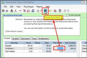 Automatic Taxes Calculation