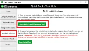 QuickBooks Install Diagnostic Tool