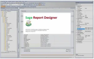 Sage Report Designer