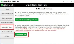 Run a Clean Install Tool