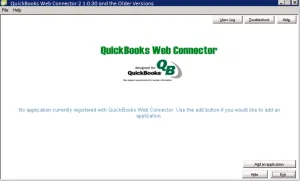 QuickBooks Web Connector 2.1.0.30