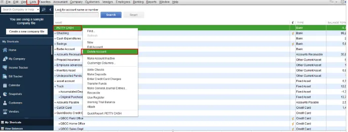 Setup Petty Cash Account in QuickBooks