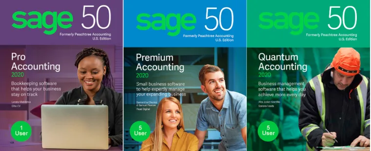 Features of Sage 50 2020 U.S. Edition