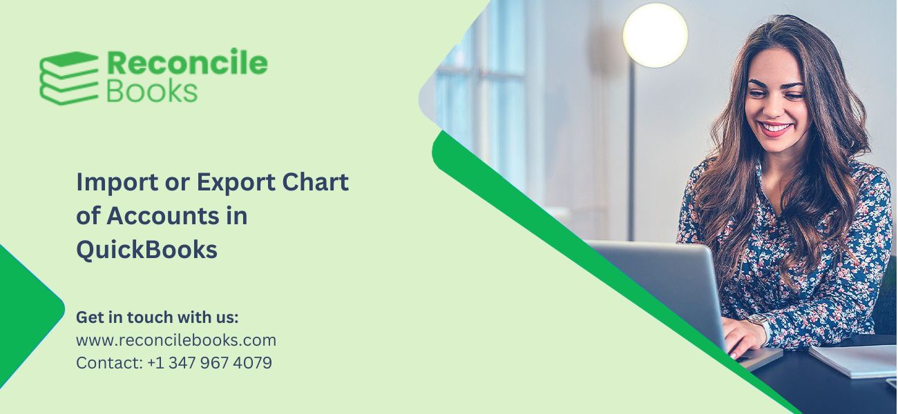 QuickBooks import charts of accounts